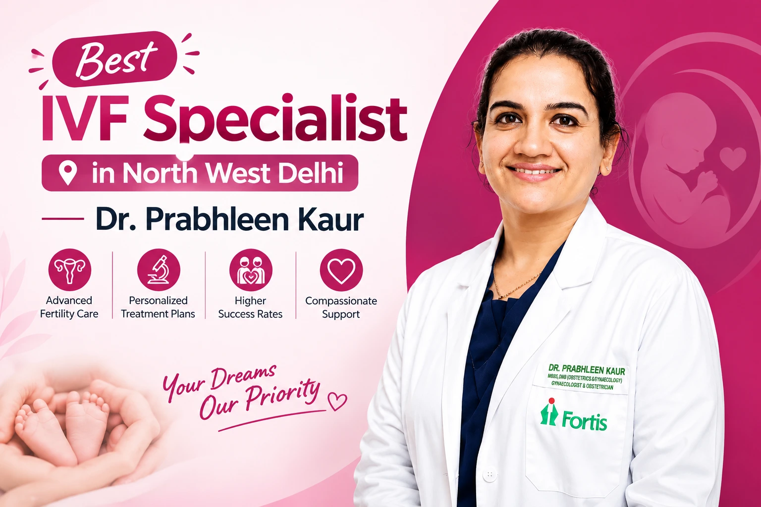 Best IVF Specialist in North West Delhi 