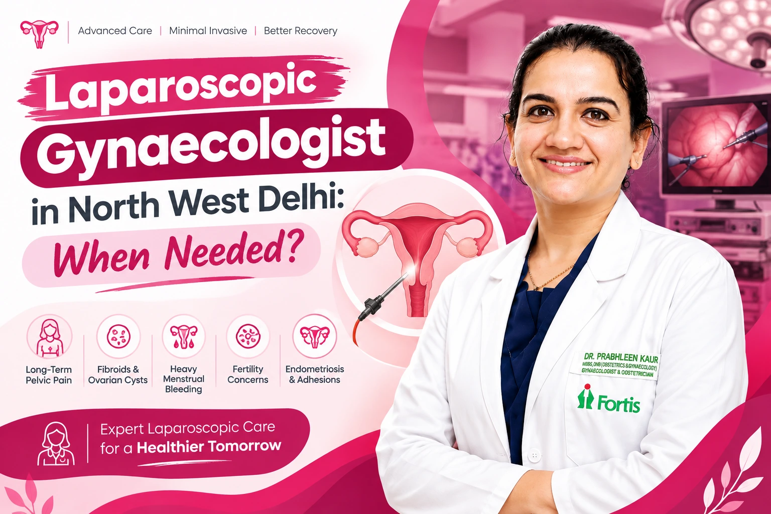 laparoscopic gynaecologist in North West Delhi 
