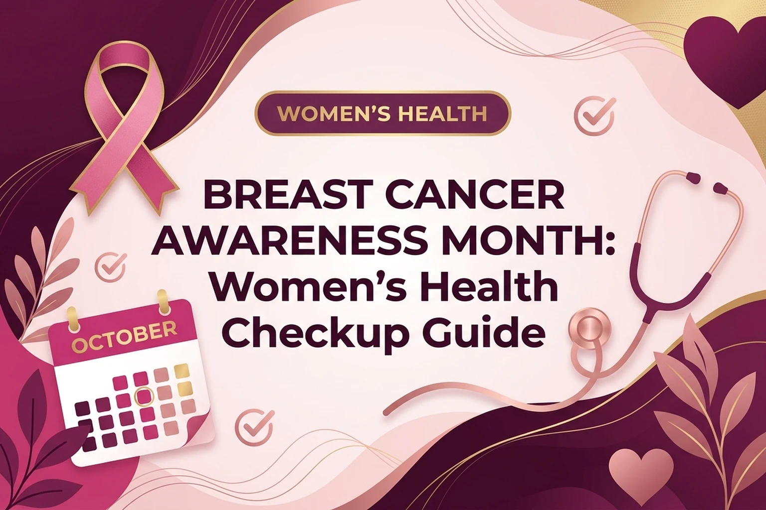 Women's health checkup guide for Breast Cancer Awareness Month, North West Delhi